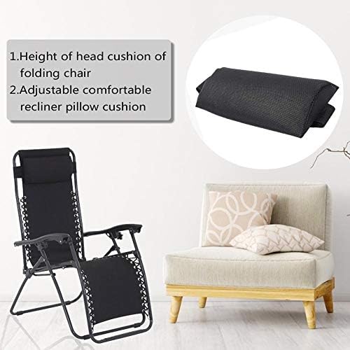 Almofada de almofada de travesseiro de poltrona, altura da almofada de cabeça ajustável confortável e confortável