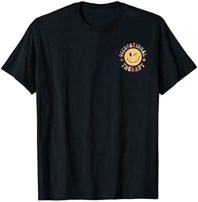 Terapia ocupacional T-shirt de 2 lados de camiseta terapeuta