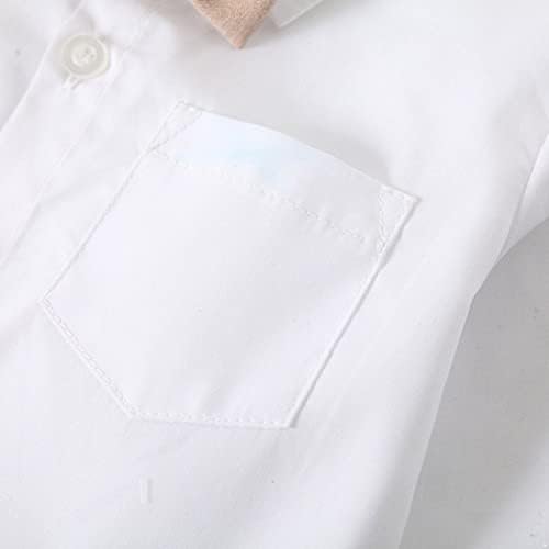 Renvena 3 peças Terno formal gravata lajada Camisa de manga comprida + colete de smok