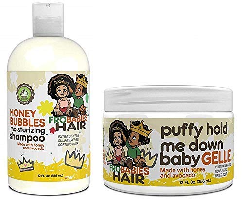 Frobabies Honey hidratante shampoo 12oz, e Puffy me segura o bebê Gelle 12oz