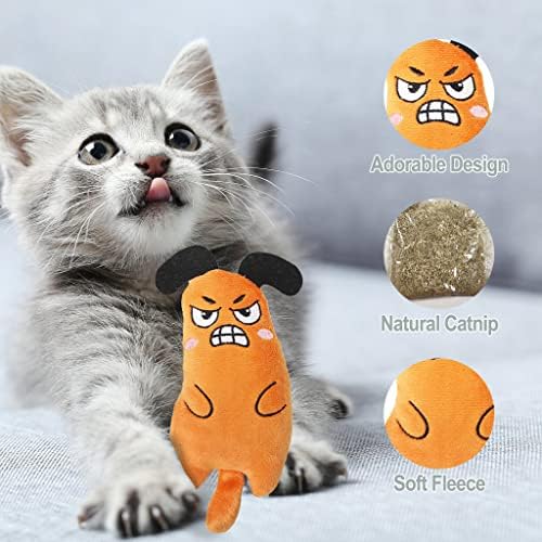 Ifoyo Catnip Toys, 3pcs Catnip para brinquedos de gatos, mordida brinquedos de gatos de gatos para gatos, gatos,