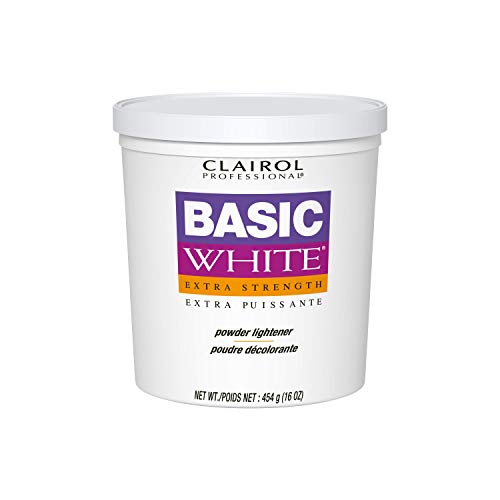 Clairol Professional Basic White Lighner para destaques do cabelo, 16 onças.