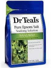Dr. Teal Pure Epsom Salk Soak Mothers Day Gift Set - Soothe & Sleep Lavender, Relax & Relevic
