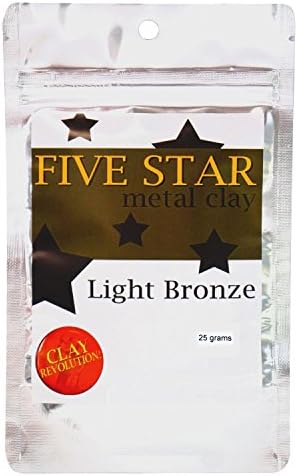 Argila de metal de bronze leve de cinco estrelas