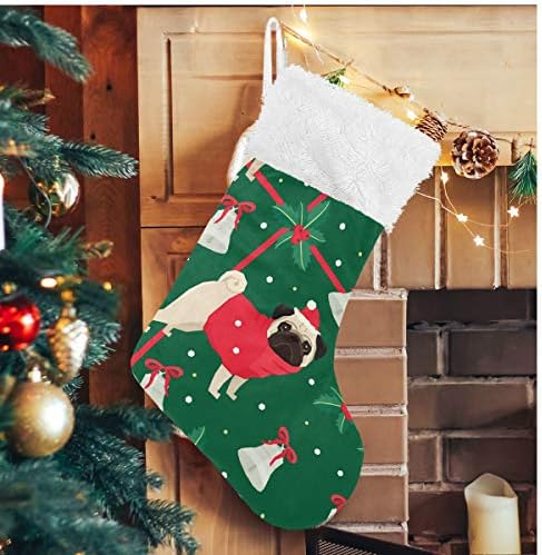 Meias de Natal de Alaza, clássico clássico clássico personalizado decorações de meia para férias