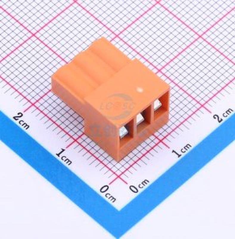 10 PCS 3p Pitch P = Terminal de plug-in de 3,96 mm Terminal de laranja de laranja P = 3,96mm JL396-39603O01