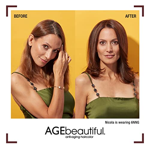 AgeBeautiful Lici Creme Hair Color Dye | Cobertura cinza | Antienvelhecimento | Coloração profissional de salão