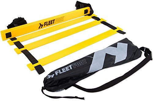 Crown Sporting Goods Fleetfoot Speed ​​& Agility Training Ladder - 6, 10, 16 ou 20 equipamentos