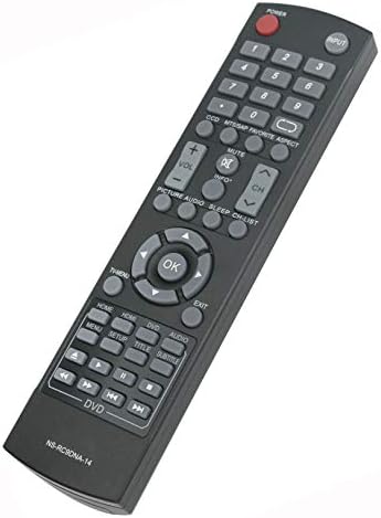NS-RC9DNA-14 Replace Remote fit for Insignia LED TV DVD Combo NS-28DD310NA15 NS-32DD310NA15 NS-32DD220NA16