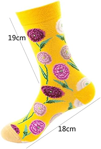Mulheres divertidas meias novidades coloridas funky funky engraçado meias casuais para mãe namorada meias respiráveis
