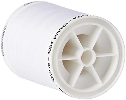 Gutermann White 1000mtr/1094yd Sew-All Polyester Thread, 5,5x4x4 cm