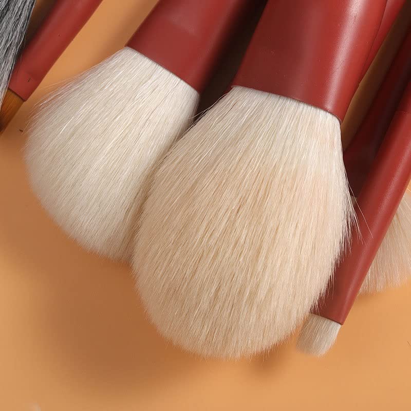 MJWDP Brush cosmético 10 conjuntos de pincel de escova de sombra do olho Brush Brush Brush Halo Single