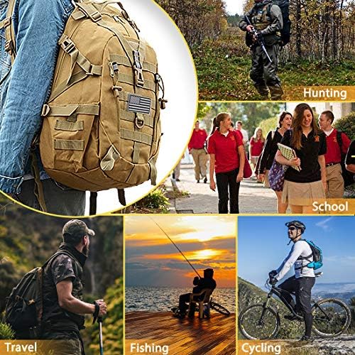 Pickag Tactical Backpack Mille Molle Saco de caminhada Daypacks para acampamento Trekking Hunting