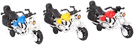 3pcs Modelo de motocicleta legal decoração de bolo mini modelo de motocicleta adornamento