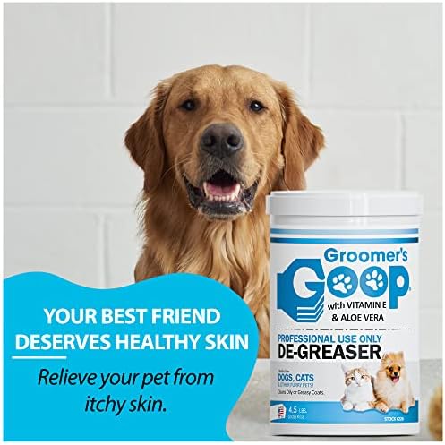 GOOP GOOP PET DEVELER com vitamina E e Aloe Vera - Creme para cães, cachorros, gatos e gatinhos -