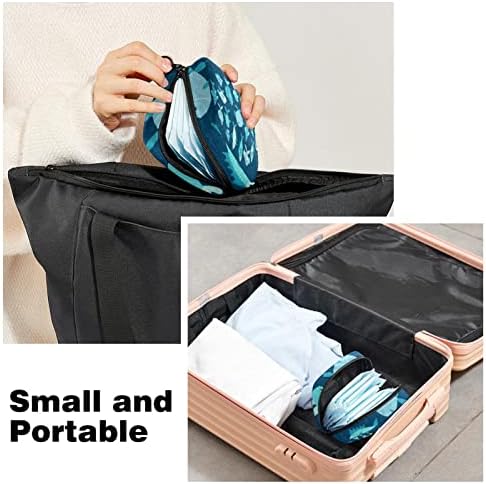 Tampão de tampões para bolsa, portátil feminina menstruação do saco de armazenamento de guardanapo sanitário