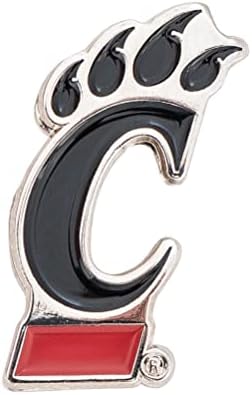 Universidade de Cincinnati Pinos de lapela Bearcats UC Logotipo esmalte feito de metal