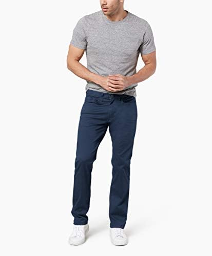 Dockers Men's Straight Fit Jean Cut All Seasons Tech calças