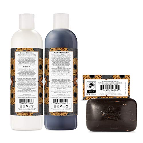 Bath -Heritage Bath e Kit Corporal Nubian Produtos de Cuidados com a pele Africano Black Soap e pacote calmante