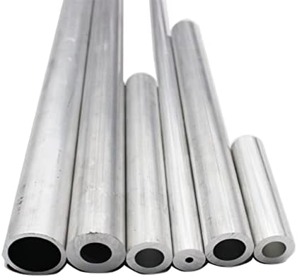 6061 Tubo redondo de alumínio, para o modelo de construção de acessórios de tubo de perfil de alumínio