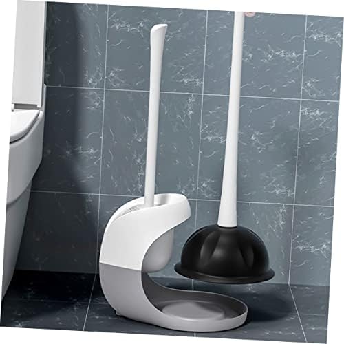 Doitool 1 Definir acessórios de limpeza de escova de vaso sanitários removíveis Acessórios da banheira