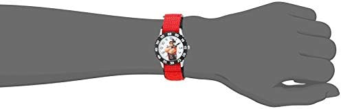 Disney Kids 'WDS WDS663 Ralph quebra exibição analógica de quartzo analógico Red Watch