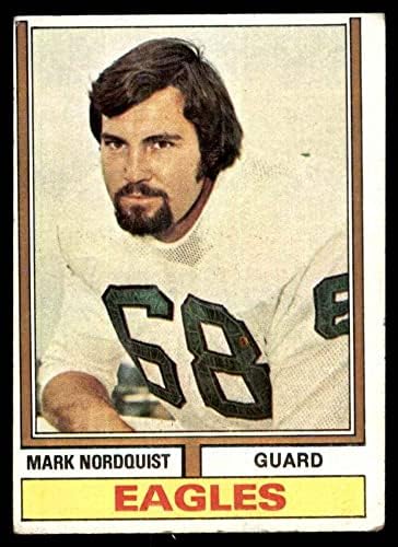 1974 Topps 492 Mark Nordquist Philadelphia Eagles Good Eagles Pacific