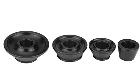 Conjunto de cones de balanceador de pneus, 4pcs Adaptador de balanceador de aço carbono Kit de cone de cone padrão