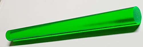 3/4 Diâmetro x 18 Longo Longo Longo Clear Fluorescente Translúcido Acelagem Acrílica Extrudada Rod