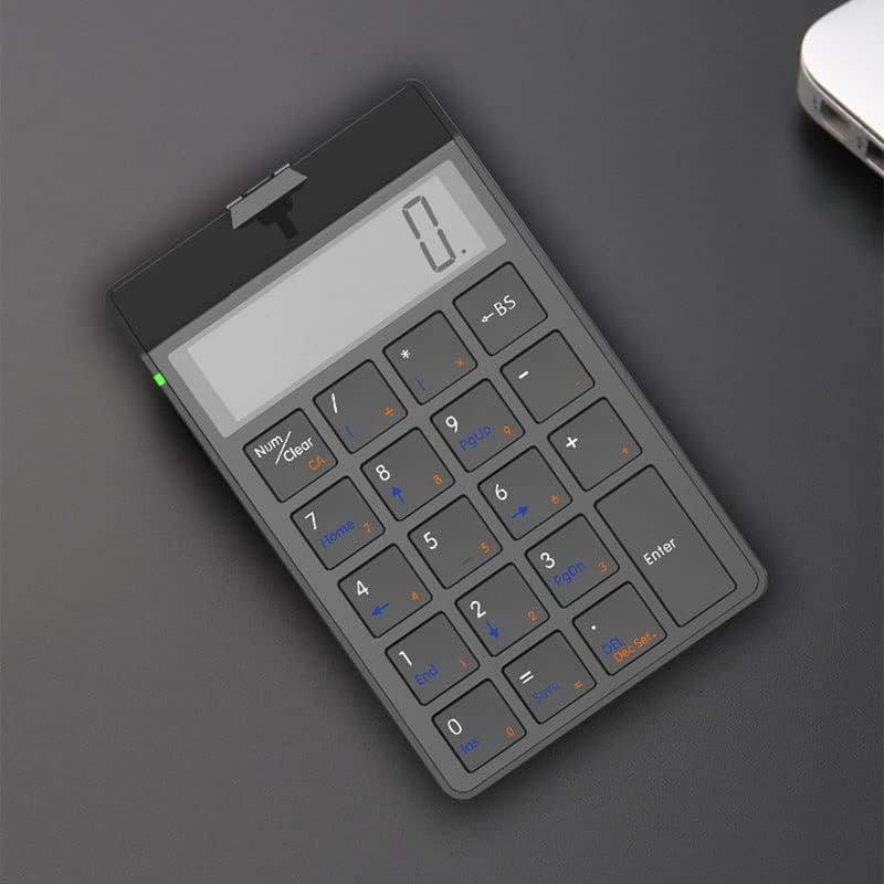 Calculadora JFGJL CABELA USB CARREGA USB TECLADOR FINANCELAÇÃO Teclado de 12 dígitos Calculadora de teclado