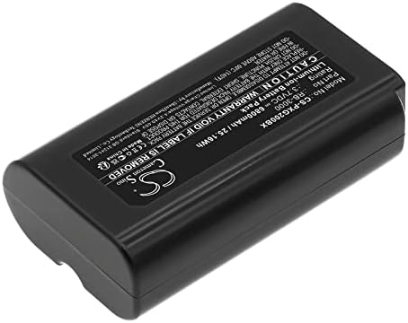 Scanner de código de barras Synergy Digital, compatível com scanner de código de barras PG-200 PG-200, Ultra High Capacity, substituição para a bateria POSIFLEX RB-3000