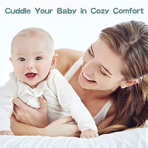 Greito de bebê de algodão orgânico de Zenssia Organizador quente, respirável e super macio de criança