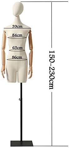 Vestido axisrc formam fêmea de mannequim da formação de vestido corporal com cabeça e braços para