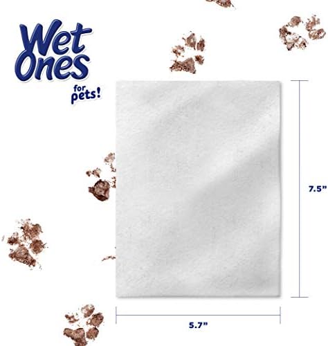 Ones molhados para animais de estimação Frescer lenços multiuso para gatos com aloe vera, 30 ct - 24 pacote