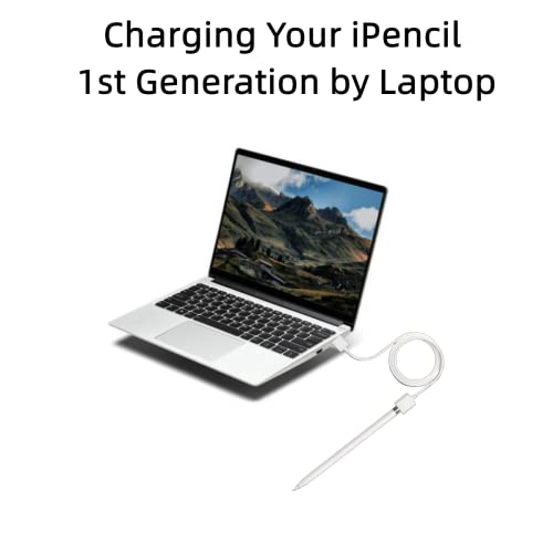Design para Apple lápis Charging Adapter Compatível com Apple Pencil 1st Generation, IPISCH 1 Acessórios