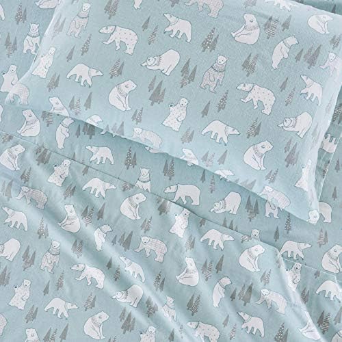 Filosofia do sono True North Cozlel Flannel A quente folha de algodão - Novelty Print Animals Stars