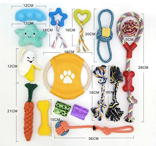 Houjlk Pequeno e médio cães mastigam brinquedos, brinquedos de cachorro resistentes, brinquedos de