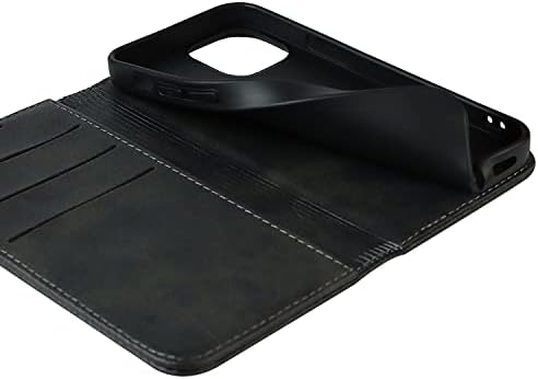 Casos de cacos de smartphone Caso de carteira de couro para iPhone 13 Pro Max, estojo de couro