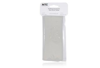 NTE Electronics 47-21106-Cl Tubulação de encolhimento de calor, parede fina, relação de encolhimento 2: 1, 1