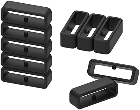 Anéis de fixador de 22 mm compatíveis com Garmin Fenix ​​7, Fenix ​​6, Fenix ​​5, Segurança Loops