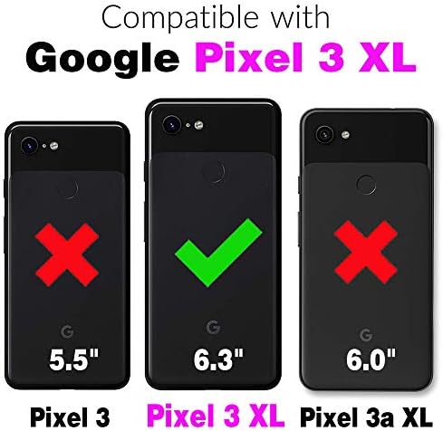 Capa de telefone para Google Pixel 3 XL com filme de protetor de tela de vidro temperado filme de capa e acessórios