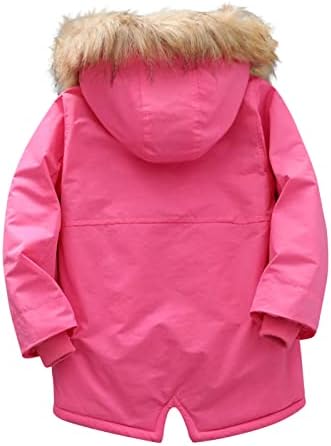 Casaco de inverno do menino ladeado de lã à prova de água de roupas grossas de roupas de gente grossa meninas