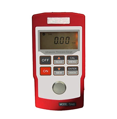 Medidor de bitola de espessura ultrassônica da CNYST com faixa de medição de 0,7 a 300,0 mm LCD Exibir
