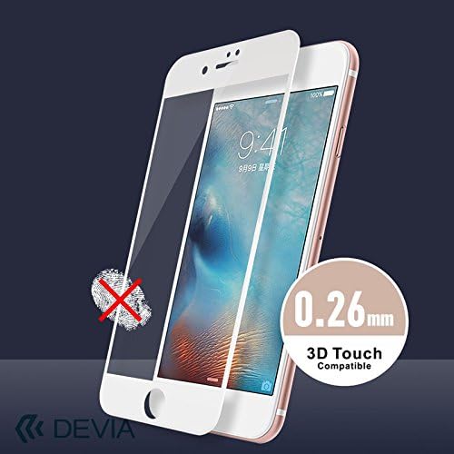 Phone7 Plus BLDVSPP7032-WH ASAHI VIDRO ANTESPRIPT 9H 0,26mm Tampa de tela cheia, 2,5D Proteção LCD Vidro/branco