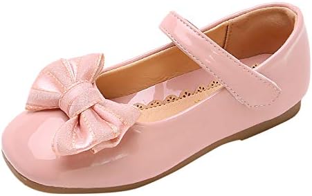 Sapatos de garotinha de criança pequena Mary Jane Princess Sapatos planos SLIPE CASUAL ON BALLET FLAT