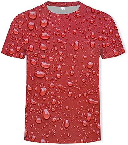 Camisas de pólo de verão para homens 3D Mangas curtas impressas T-shirt T-shirt Summer Tops Outdoor Top de moda