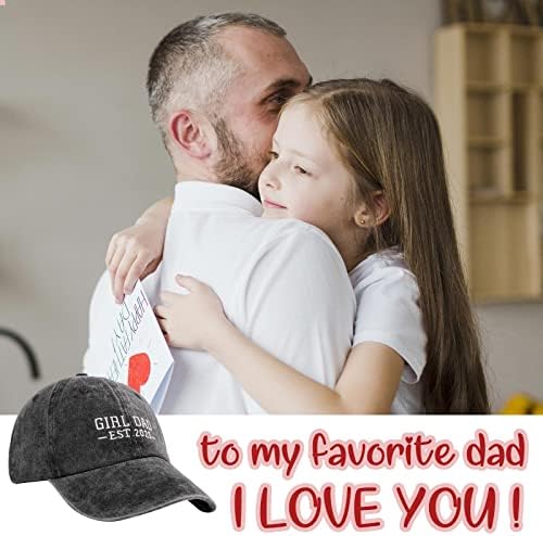 Capéu de pai de garotas, chapéus de pai para homens, presentes de aniversário do dia dos pais para papai da filha,