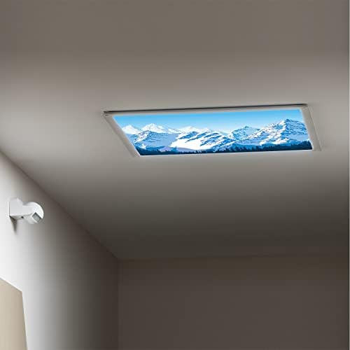 Tampas de luz fluorescentes para o teto dos painéis de difusor de luz azul-céu-fluorescente tampas