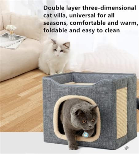 Pet Cat House, universal para todas as estações, dobrável para armazenamento, e pode ser transportado para
