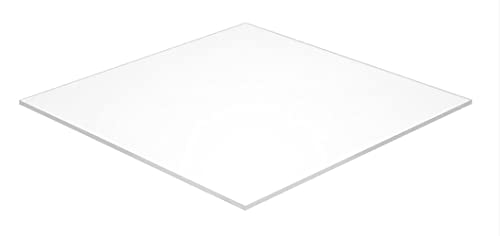 Folha de plástico de policarbonato transparente, 1/4 ”de espessura x 24” de largura x 36 ”de comprimento